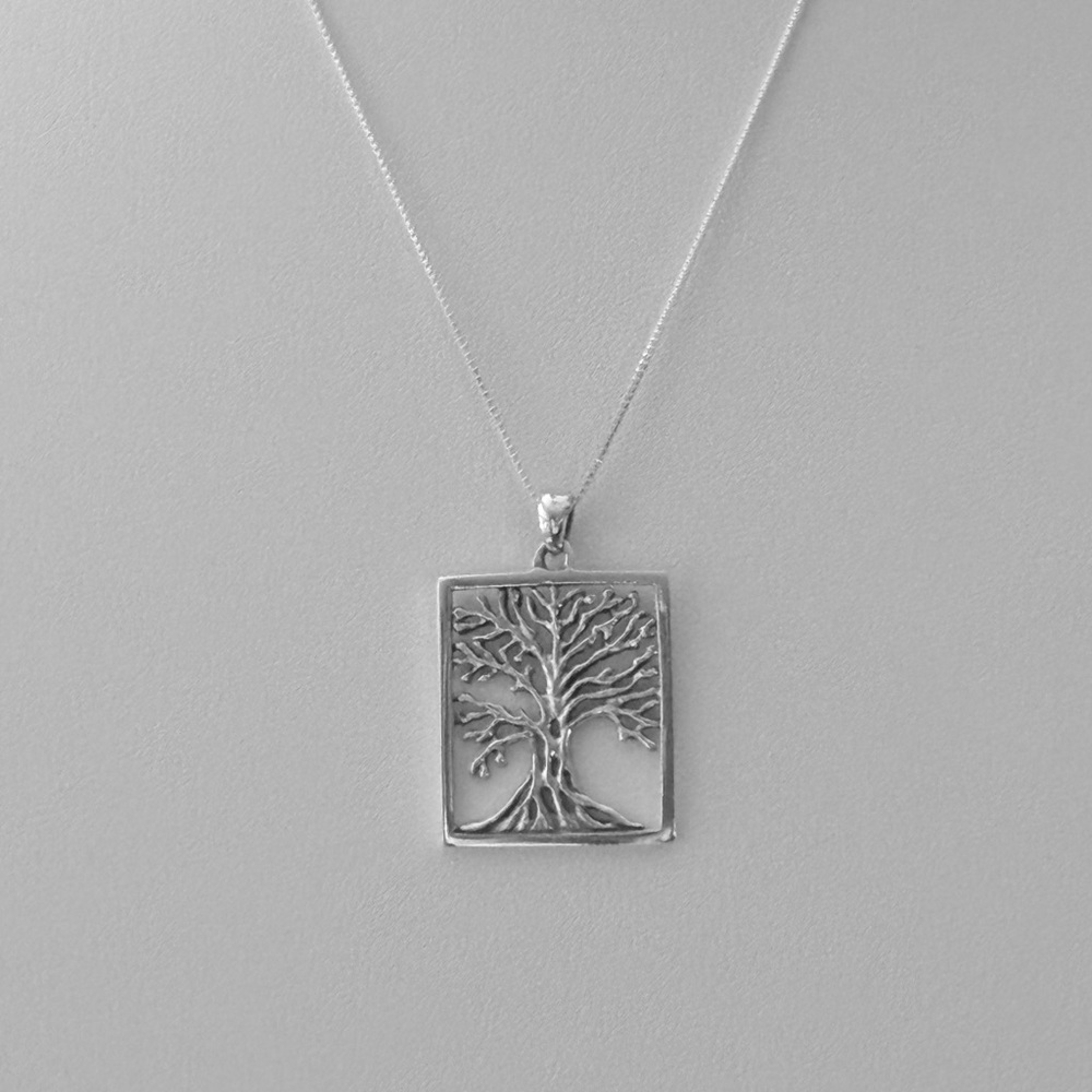 NWT 925 Sterling Silver Celtic Tree of Life Necklace! Hypoallergenic! NEW! - Picture 4 of 6